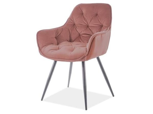 Стілець Cherry Matt Velvet Античний рожевий