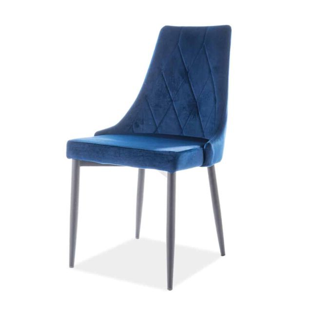 Стілець Trix B Velvet Синій Стілець Trix B Velvet Синій