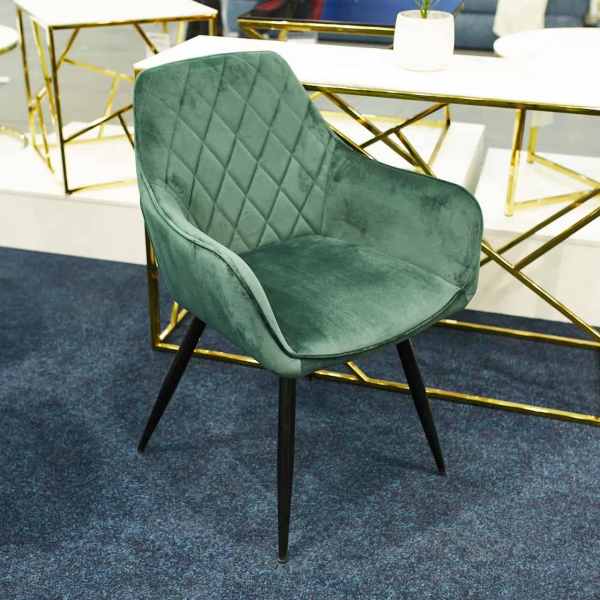 Стілець Linea Velvet Зелений Стілець Linea Velvet Зелений