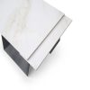 Стіл Обідній EDMUND CERAMIC White Golden Glossy Стіл Обідній EDMUND CERAMIC White Golden Glossy