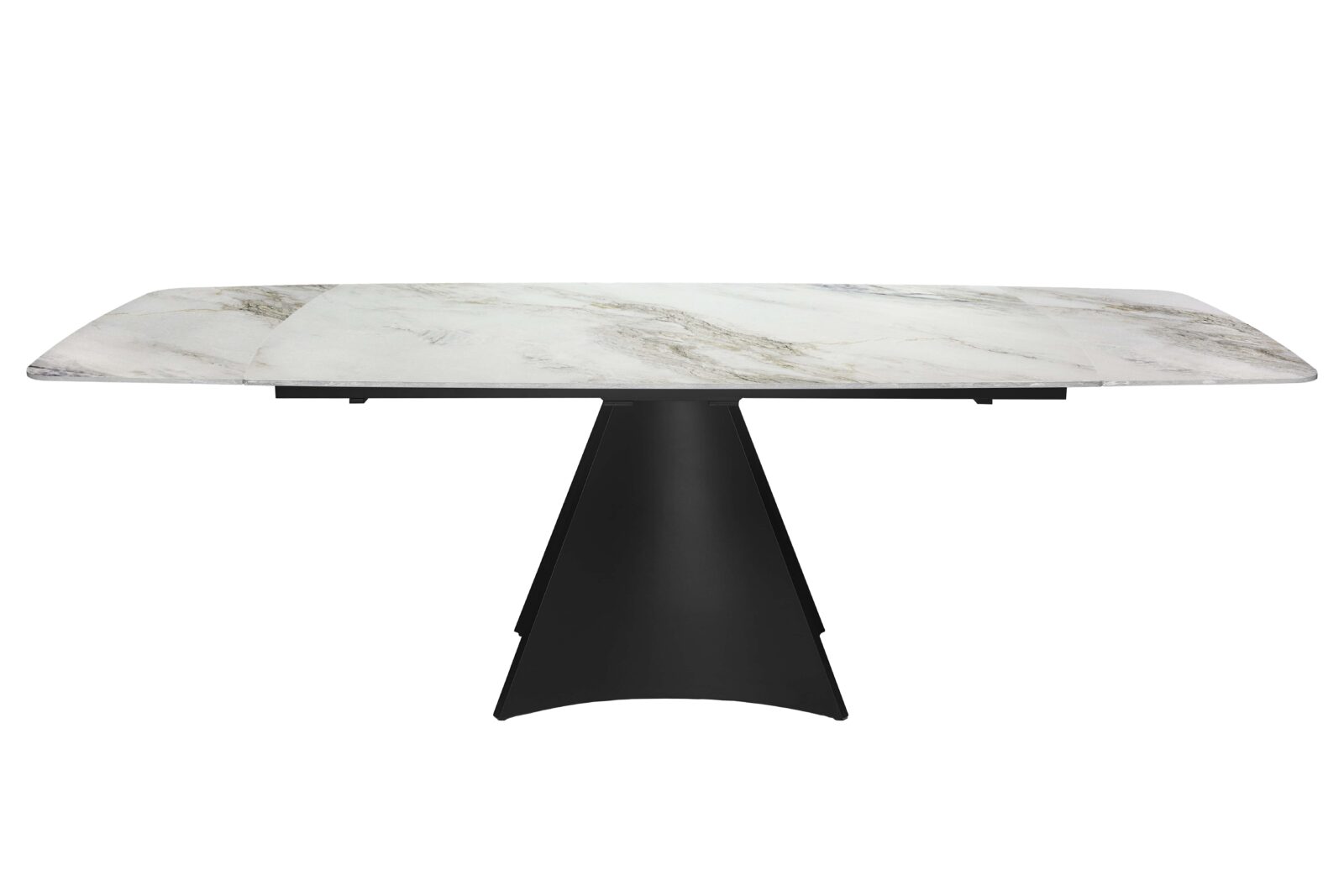 Стіл Обідній NORMAN CERAMIC White Golden Glossy Стіл Обідній NORMAN CERAMIC White Golden Glossy